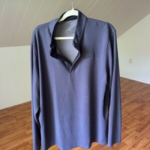 Nike Men's Dark Gray Long Sleeve Shirt